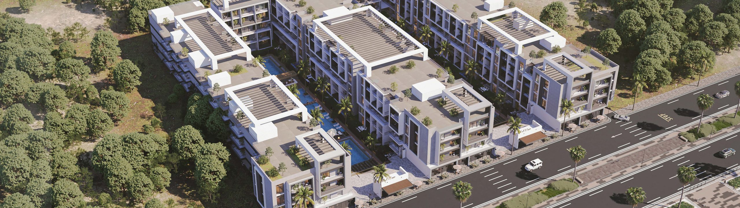 Clan Residence Hurghada family community and swimming pool in Magawish